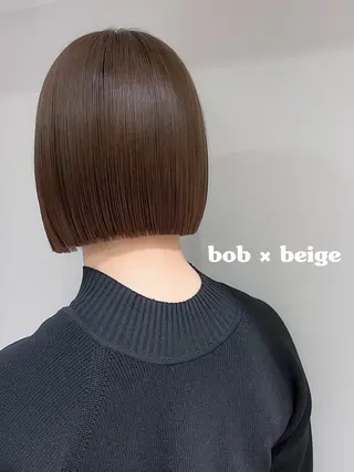 ショート カラー ボブ/レイヤーカット /表参道 yunaのヘアスタイル
