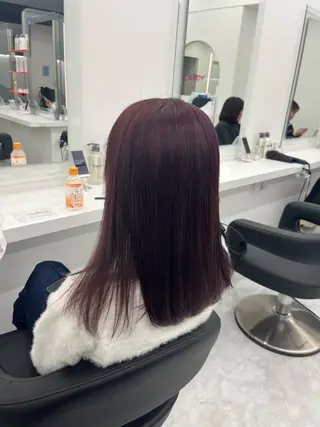 セミロング カラー 💖トレンド秋冬 カラー💖FUTAのヘアスタイル
