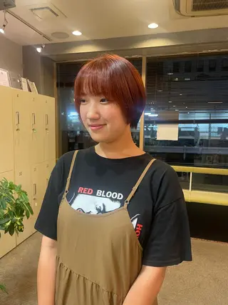 ショート カラー 髪質改善/Bloss om🌷高橋沙衣のヘアスタイル
