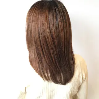 ミディアム ブリーチ/ヘアケア/ 艶髪/イギチハルのヘアスタイル