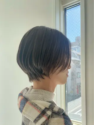 ショート カラー 🌈月1夜モデル募集 📩ください⭐️のヘアスタイル