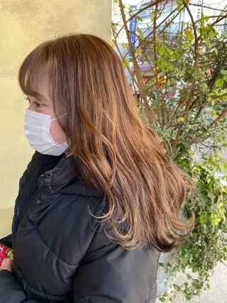 ロング hina☺︎ 髪質改善/ストレートのヘアスタイル