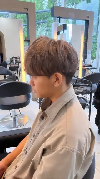 メンズ rinko/メンズ/ ブリーチカラー/栄のヘアスタイル