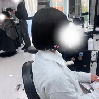 ショート 🪼RINA/寒色 艶髪カラー💙のヘアスタイル