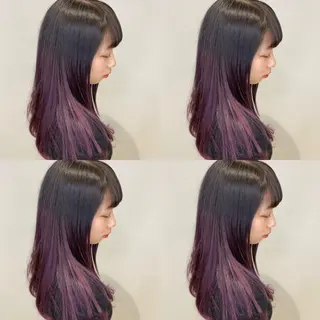 ロング カラー 飯田 祥哉のヘアスタイル