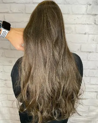 ロング カラー RIENS♡xrea 山本優舞のヘアスタイル