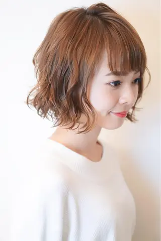 ショート カラー パーマ ディレクター ノナカのヘアスタイル