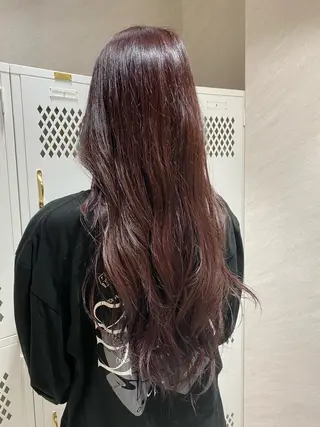 ロング カラー Aloa yokohama所属・💎透明感カラー /似合わせカット💎のヘアスタイル