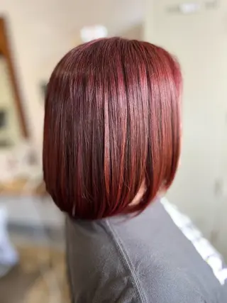 ミディアム olino【西田辺】 KAORIのヘアスタイル