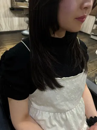セミロング HAIR SALON M Fe's 池袋所属・モデル募集✨池袋M Fe's🖤はるなのヘアスタイル