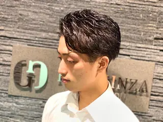 ミディアム メンズ HIRO GINZA 池袋東口店所属・林田 龍明のヘアスタイル