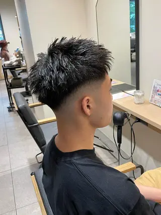 メンズ Le'a所属・渋谷/フェード/ 國分 翔のヘアスタイル