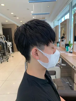 メンズ 大人透明感艶カラー 寺田稜のヘアスタイル