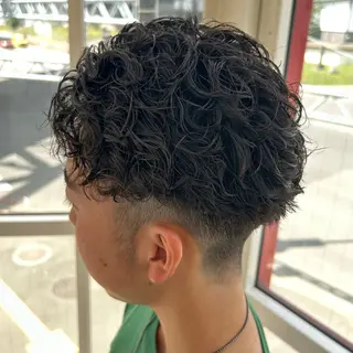 パーマ メンズ yori所属・メンズパーマ/メンズ カット/たばたよしきのヘアスタイル