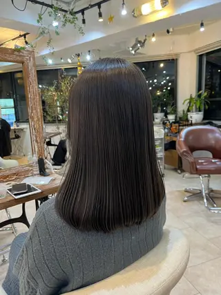 セミロング カラー 💛ハイトーン💛 りむのヘアスタイル