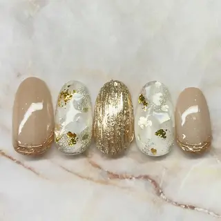 ミディアム Lety total beautyのネイルデザイン