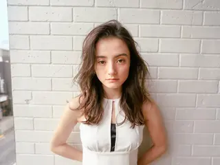 セミロング カラー パーマ ヘアアレンジ newi grande 横浜店のヘアスタイル