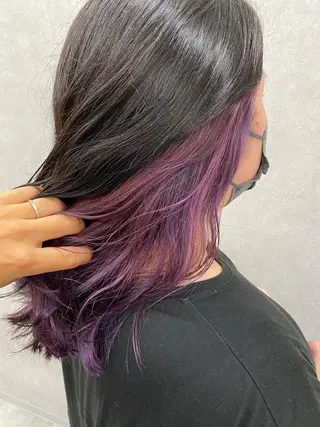 セミロング カラー tetote天王寺店所属・SHOTA 大人ショートのヘアスタイル