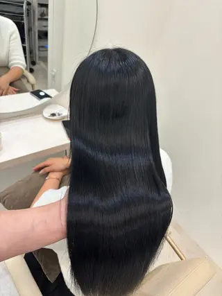 ロング 梅田髪質改善 韓国カット/星野綾哉のヘアスタイル