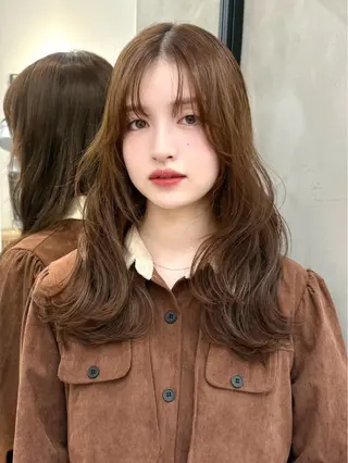 セミロング Lond profil 浦和所属・設樂彩乃 /浦和/韓国ヘアのヘアスタイル