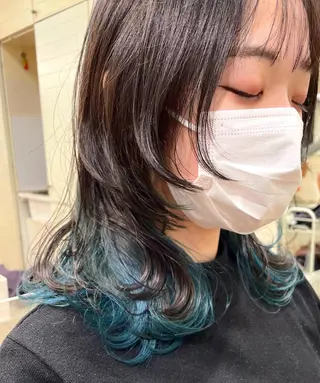 セミロング 🐺高椋 海/ウルフ/レイヤーのヘアスタイル