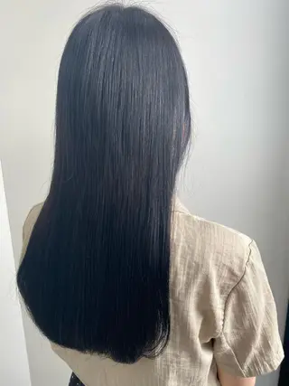 セミロング aoi ♡グレージュ ・ベージュカラーのヘアスタイル