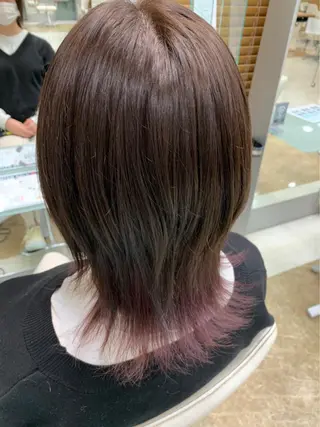 カラー 柴田 結衣のヘアスタイル