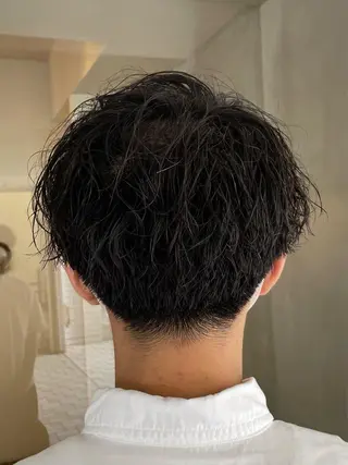 パーマ メンズ 髙田 聖弥のヘアスタイル