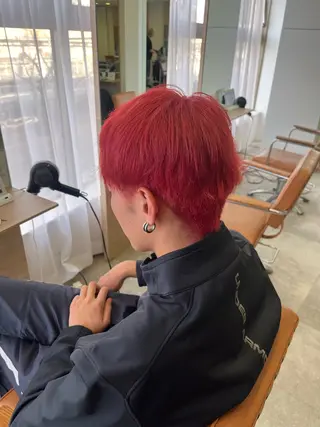 セミロング 清本 耕介のヘアスタイル