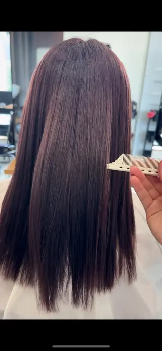 ロング i.GINZA所属・艶ハイトーン/ レイヤー／ボブのヘアスタイル