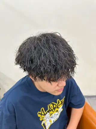 パーマ メンズ 梅田/全パーマ特化/ ケアパーマ特化/秋本のヘアスタイル