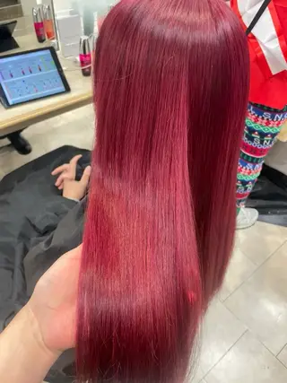 ロング カラー ヘアアレンジ 🍒KIKUCHI KANAE🍒のヘアスタイル