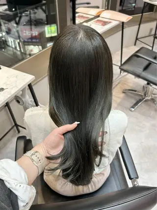 ロング カラー 上品うるツヤ韓国ヘア 🤍Hanaのヘアスタイル