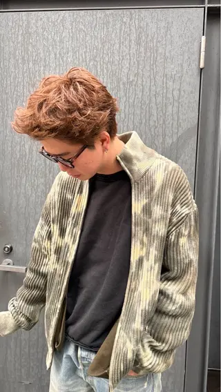 メンズ 葵🌊ツヤカラー/ 髪質改善🫧のヘアスタイル