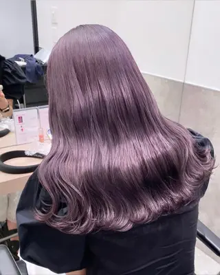 セミロング カラー 💗ガーリーヘア🎀 saki💗のヘアスタイル