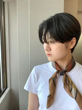 ショート パーマ/ボブ/ レイヤー/豊浦翔太のヘアスタイル