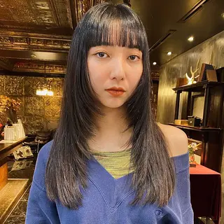 ロング ◽️モードヘア◽️ SHOUTOのヘアスタイル