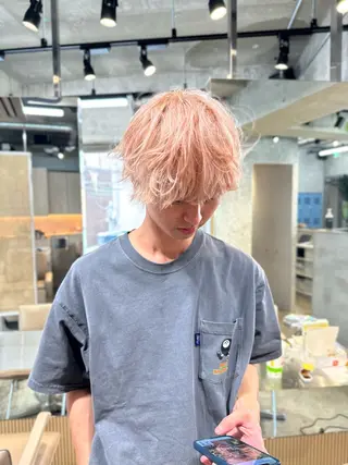 ショート メンズ Cinq所属・ハイライト🌟/ ボブ/豊田のヘアスタイル