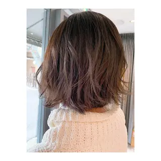 ミディアム 【髪質改善特化】 新宿/縮毛矯正/セラのヘアスタイル