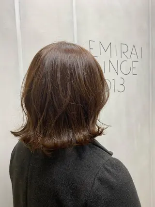 ミディアム カラー 🟢NEGi🟣 🫧髪質改善のヘアスタイル