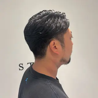 メンズ 艶カラー💟アレンジ すなおのヘアスタイル