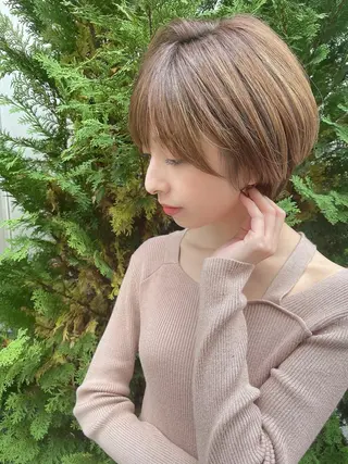 ショート カラー 🌟イメチェン美容師 🌟清水 大輝のヘアスタイル