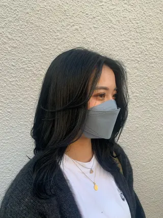 ミディアム カラー kaze代官山 🪽kanameのヘアスタイル