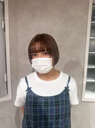 ショート yume☆ハイトーン 🪐デザイン🦠のヘアスタイル