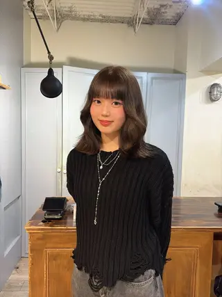 ミディアム 💜🦋 COCONA🦋💜のヘアスタイル