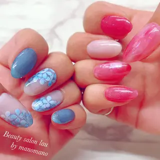 ネイル ラウバイマノマノ なかざとのネイルデザイン