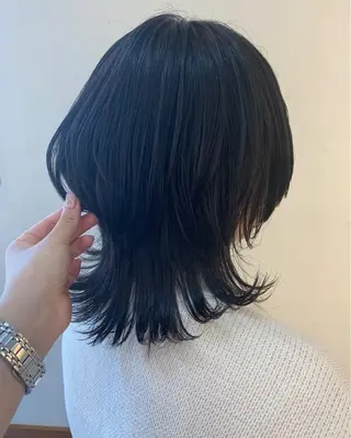 ミディアム ✴︎ヒラガカナ✴︎ ECLAT HAIRのヘアスタイル