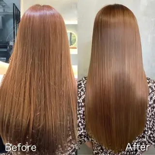 ロング ツバサ 髪質改善のヘアスタイル