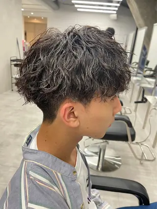 パーマ メンズ メンズパーマ/新潟/ 万代/高橋悠叶のヘアスタイル