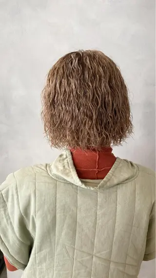 パーマ 🟢ボブパーマ/ハー ドパーマ/大西🟢のヘアスタイル